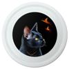 Black Cat Butterflies Novelty 9" Flying Disc view 1
