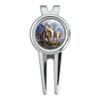 Wolf Pack Moon Golf Divot Repair Tool and Ball Marker view 1