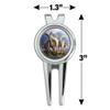 Wolf Pack Moon Golf Divot Repair Tool and Ball Marker view 4
