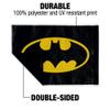 Batman Classic Bat Shield Logo Car Truck Flag with Window Clip On Pole Holder view 3
