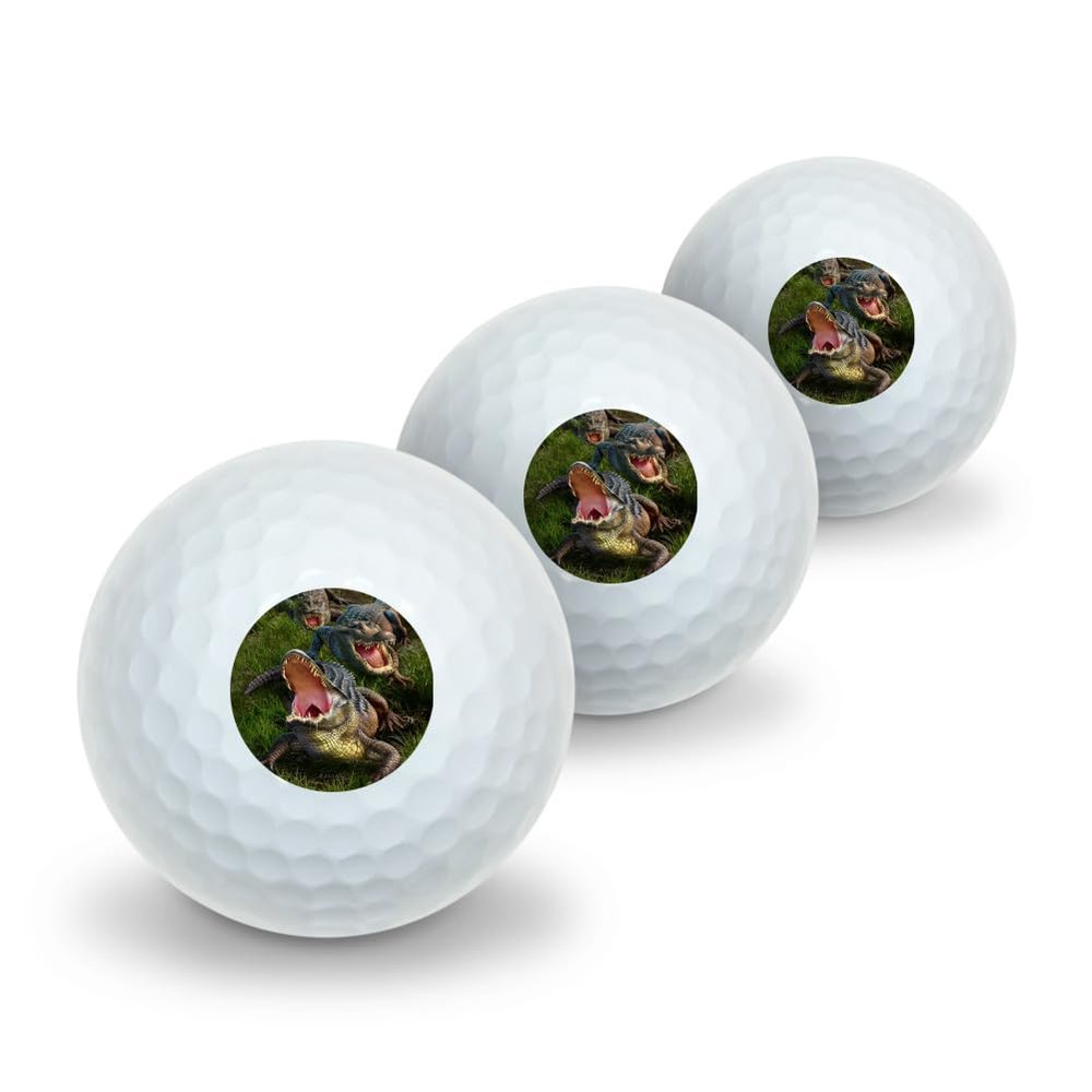 Alligators Novelty Golf Balls 3 Pack