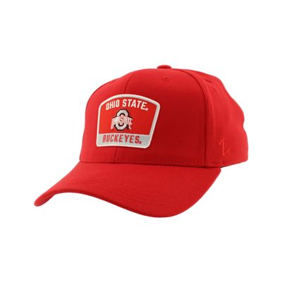 ZHATS Men's Standard NCAA Officially Licensed Fitted Hat ZH Patch Switchback Team Color, Large