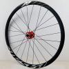 ZECHAO 700C Highway Bike Wheel Set,Thru-Axle Disc Brake 8/9/10/11 Speed 24H Aluminium Alloy Bike Front 15 * 100mm Rear 12 * 142mm Wheel (Color : Red, Size : 700c) view 2
