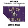 Albion College Britons Logo Car Truck Flag with Window Clip On Pole Holder view 3