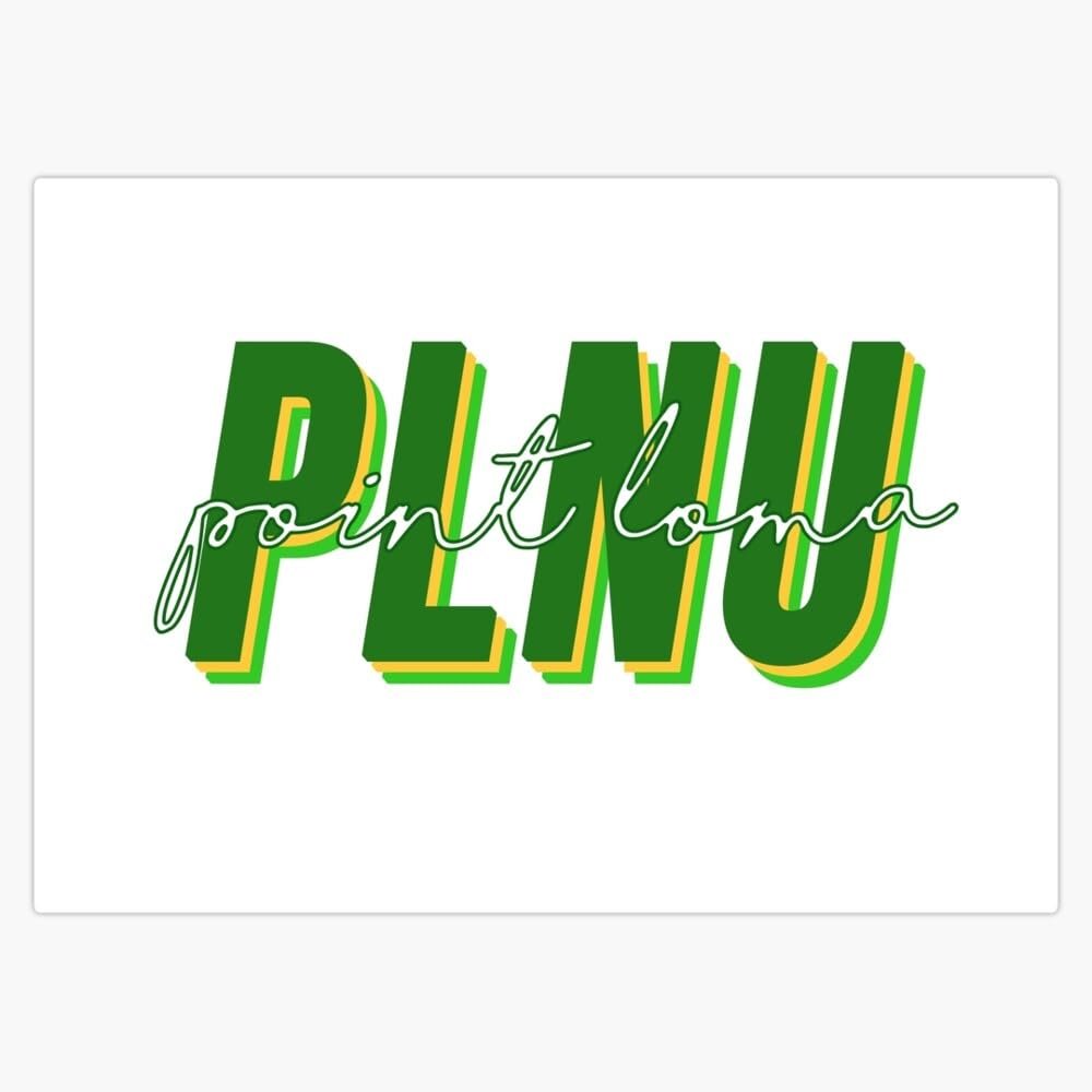 Point Loma Nazarene University Window Water Bottle Bumper Sticker Decal 5"