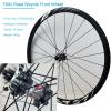 ZECHAO 700C Bike Wheel,Ultra Light Rim Disc Brake Road Bike Front Rear Wheels for 8/9/10/11/12 Speed Wheelset 1820g Double Walled Wheel (Color : Black, Size : 700c) view 2