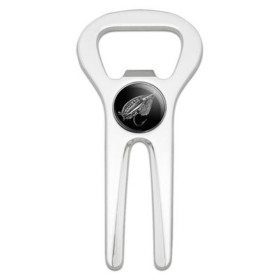 GRAPHICS & MORE FlyFishing Illustration Golf Golfing Divot Repair Tool Bottle Opener