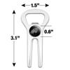 GRAPHICS & MORE FlyFishing Illustration Golf Golfing Divot Repair Tool Bottle Opener view 3