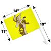 Looney Tunes Wile E Coyote Car Truck Flag with Window Clip On Pole Holder view 4