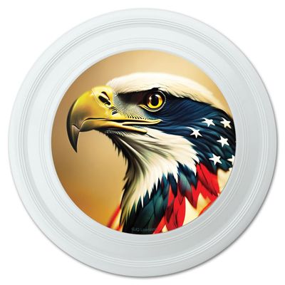 American Flag Eagle Novelty 9" Flying Disc