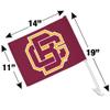 Bethune-Cookman University Primary Logo Car Truck Flag with Window Clip On Pole Holder view 4