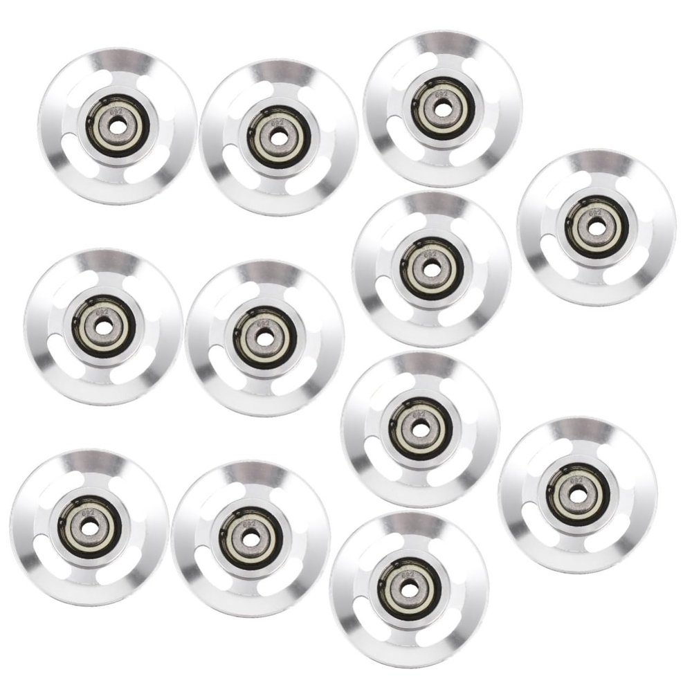 BESPORTBLE 12pcs Professional Bearing Pulley Wheel for Fitness Equipment Aluminum Alloy Construction Smooth Design for Home Gym and Load Bearing Applications