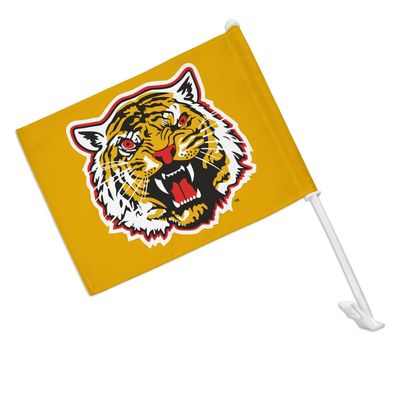 Grambling State University Primary Logo Car Truck Flag with Window Clip On Pole Holder