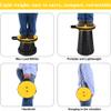 Fishboy Upgraded Collapsible Stool, 400lbs Max Weight, Lightweight But Sturdy, Portable Retractable Folding Telescoping Foldable Camping Stool for Adults Outdoor Fishing Hiking Gardening Travel BBQ view 3