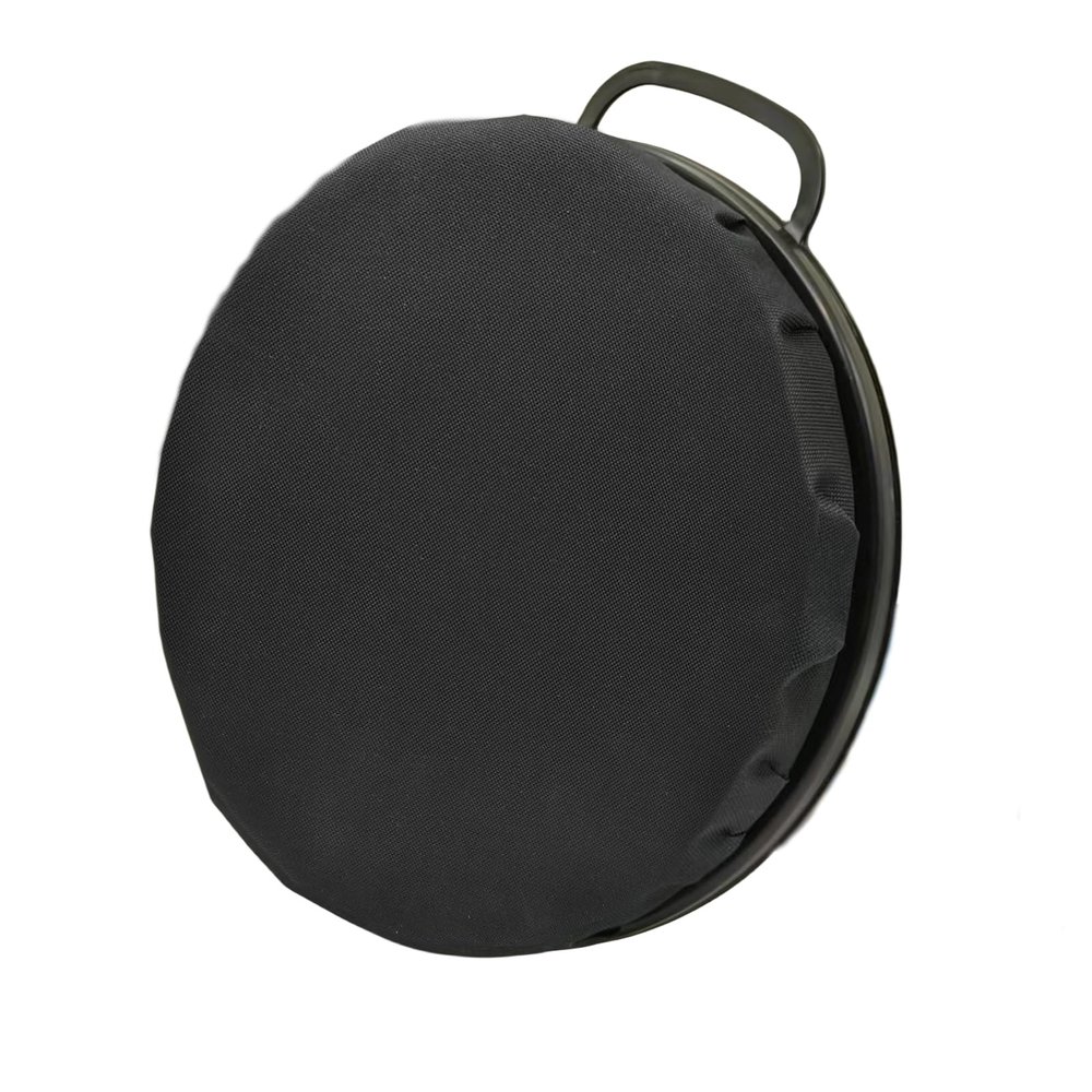 5 Gallon Bucket Seat Lid,Swivel Seat Cushion Bucket Seat Lid for Fishing, Gardening, Hunting and CampingBlack