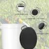 5 Gallon Bucket Seat Lid,Swivel Seat Cushion Bucket Seat Lid for Fishing, Gardening, Hunting and CampingBlack view 4