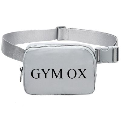 GYM OX Running Belt Bag for Men and Women, Adjustable Waist Pack for Fitness, Travel, Hiking, Cycling