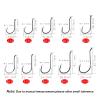 SeroNi 20pcs 1/0-10/0 Octopus Beak Hook Black Fish Hooks Saltwater Fishing Hook (Size : 20pcs 410) view 2