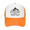 Overlook Hotel Baseball Hats for Men Women Adjustable Trucker Hat Orange view 1