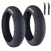 NineFit Basics 2 Pack 20 x 4.0 Fat Tire, Mountain Bike Tires, Replacement Tires for On or Off Road Use view 1