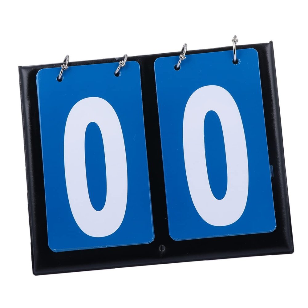 2- Scoreboard Basketball Sport Double-Sided Score Flipper Match Scoreboard