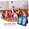 2- Scoreboard Basketball Sport Double-Sided Score Flipper Match Scoreboard view 2
