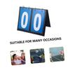 2- Scoreboard Basketball Sport Double-Sided Score Flipper Match Scoreboard view 3