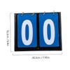 2- Scoreboard Basketball Sport Double-Sided Score Flipper Match Scoreboard view 4