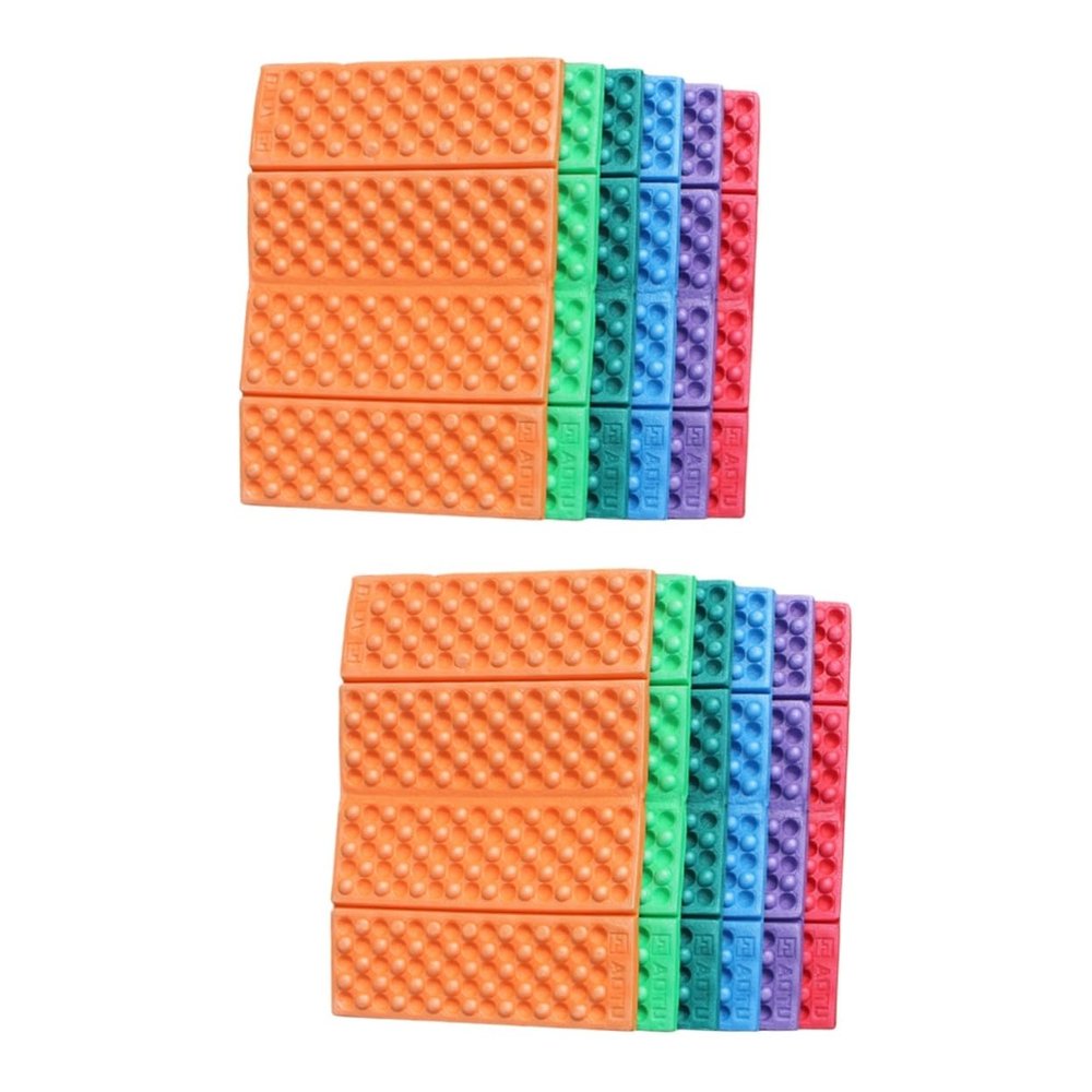 NOLITOY 10pcs Picnic Mat Foldable Multi-Functional Beach Pad for Outdoor Travel Camping Hiking and Picnics Lightweight Xpe Material Mixed Colors