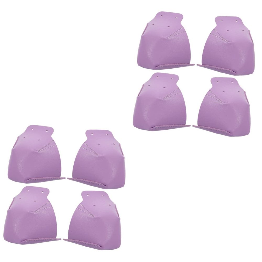 Amosfun 4pairs Roller Skating Toe Protectors Toe Covers Replaceable Stylish Skate Supply