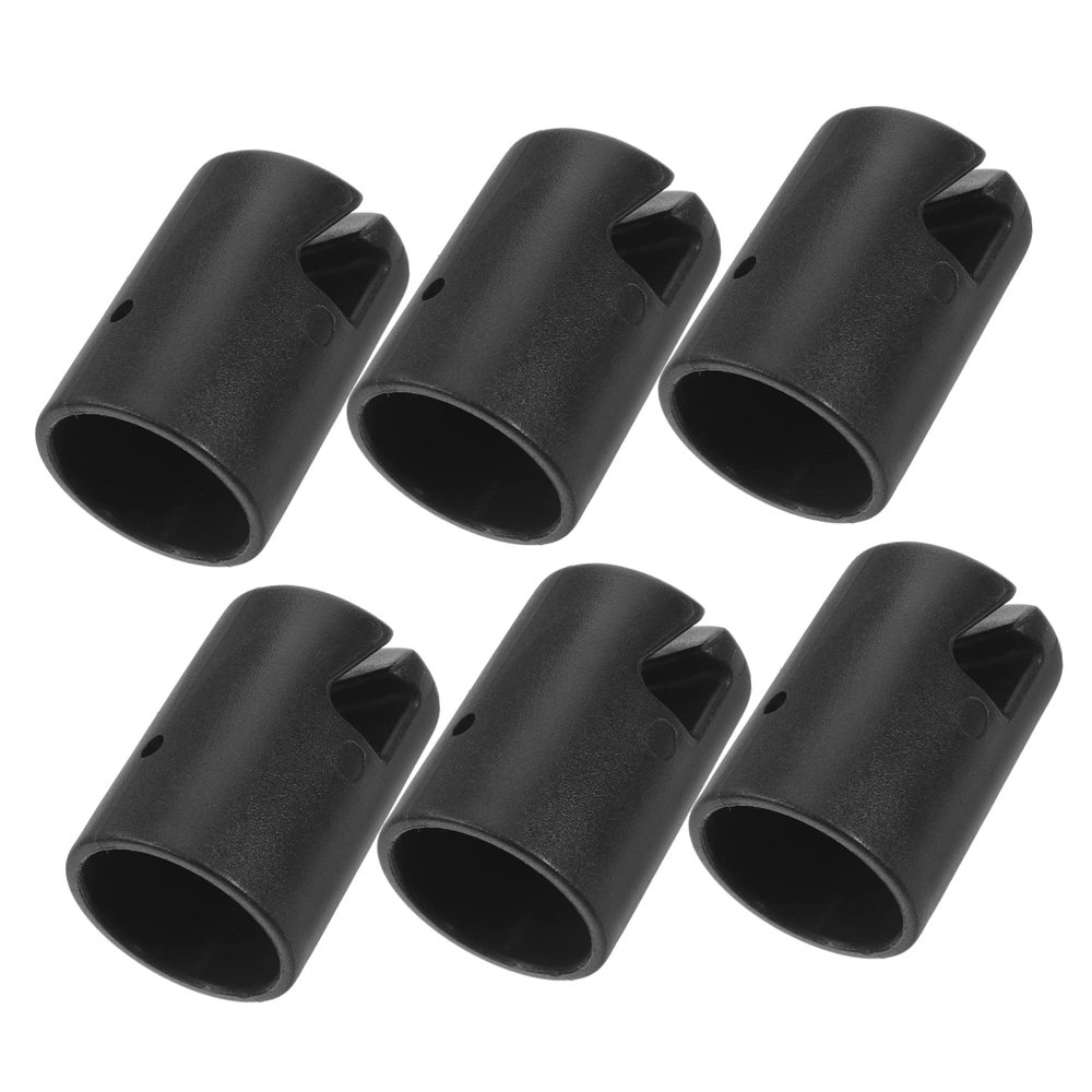 6Pcs Wear-Resistant Trampoline Rod Covers Plastic Replacement Caps for Trampoline Parts Protective Tube Covers for Boy Girl's Jumping Bed Daily Use Accessories