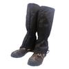 GOOHOCHY 1pair Breathable Snow Gaiters for Skiing Climbing Hiking Boot Strap for Wind Water for Outdoor Activities Black view 1