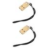 BESPORTBLE 2pcs Multi-use Hiking Whistle Emergency Survival Whistle Brass Craft for Outdoor Activities view 1