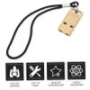 BESPORTBLE 2pcs Multi-use Hiking Whistle Emergency Survival Whistle Brass Craft for Outdoor Activities view 3