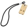 BESPORTBLE 2pcs Multi-use Hiking Whistle Emergency Survival Whistle Brass Craft for Outdoor Activities view 4