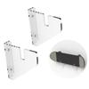 BESPORTBLE 2pcs Acrylic Skateboard Display -mounted Skateboard Bracket for Storage and Showcase Living Room Bedroom Office