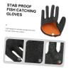 Didiseaon 2pcs Long Black Skidproof Fishing Gloves Heavy Duty Skeleton Gloves for Hunting Pe Thread Woven Comfortable for Activities view 4