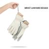 1 Pair of Couple Ski Gloves Men and Women Winter Riding Padded Thickened Cotton Warm Waterproof Gloves view 2