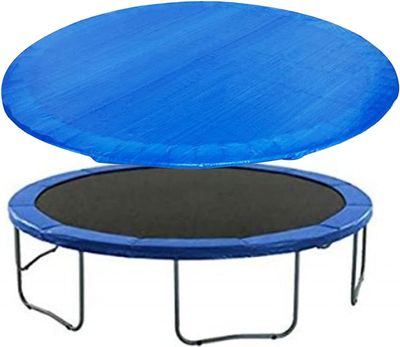 MDybf 10ft Waterproof Round Trampoline Protective Cover, Rainproof UV Resistant Dustproof Wear-Resistant Outdoor Trampoline Cover