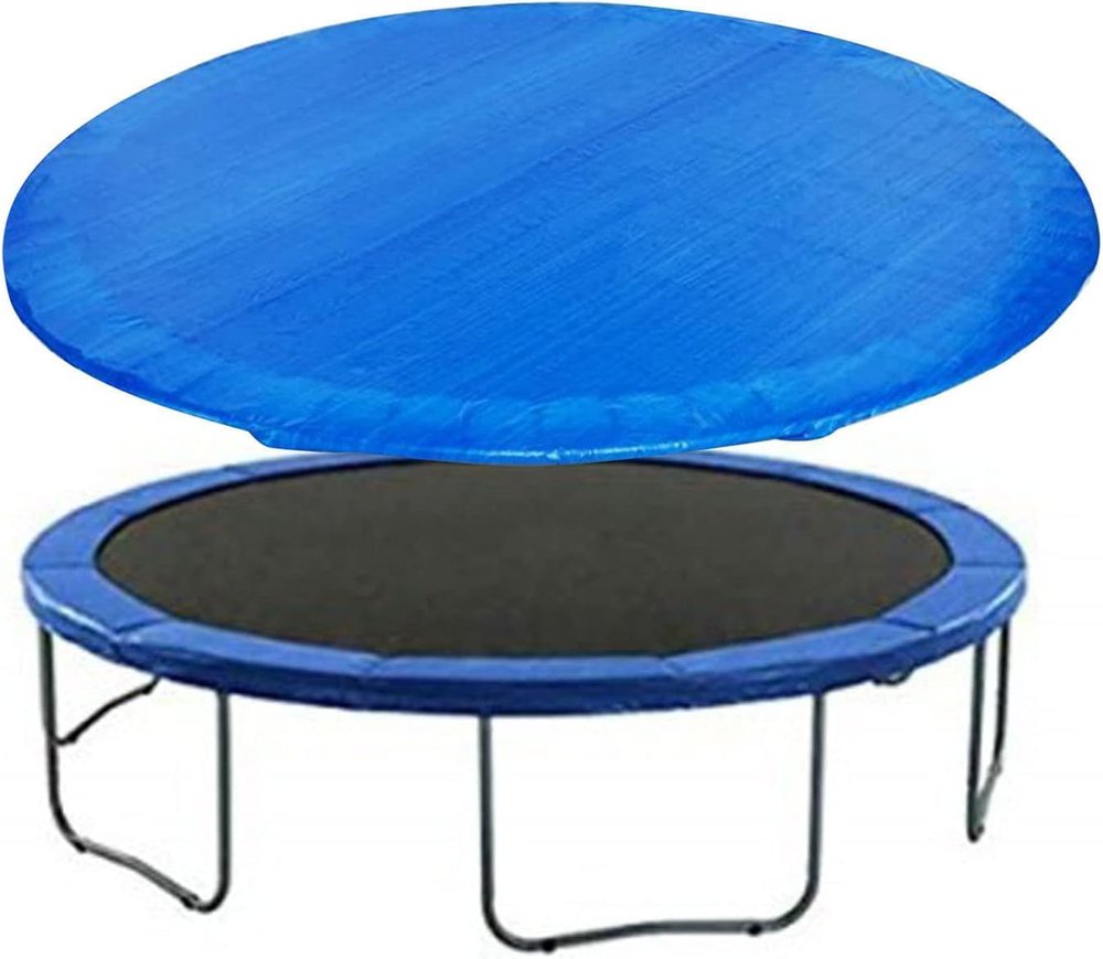 MDybf 10ft Waterproof Round Trampoline Protective Cover, Rainproof UV Resistant Dustproof Wear-Resistant Outdoor Trampoline Cover