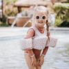 Ava + Oliver Toddler Swim Vest - Toddler Floaties Jacket & Water Wings for Boys & Girls - Durable & Adjustable Fit - Secure & Comfortable Kids Puddle Jumper for Pools, Beaches & Lakes (Leopard) view 2
