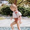 Ava + Oliver Toddler Swim Vest - Toddler Floaties Jacket & Water Wings for Boys & Girls - Durable & Adjustable Fit - Secure & Comfortable Kids Puddle Jumper for Pools, Beaches & Lakes (Leopard) view 3