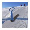 2 Pcs Sledding Snowboard, Cold Resistant Ski Scooter, Foldable Snow Scooter with Handle, Durable Snowboard Kick-Scooter for Winter Outdoor Downhill view 1