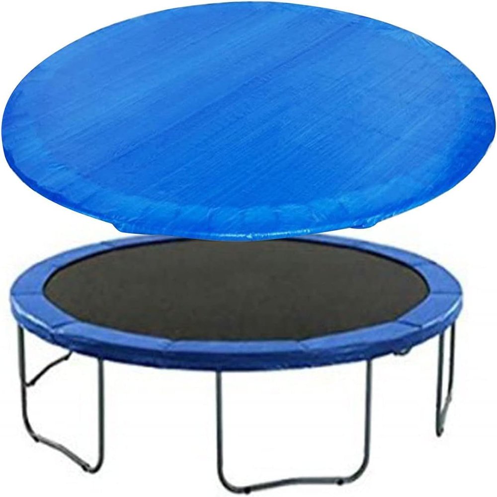 MDybf Round Trampoline Protective Cover, Waterproof Rainproof UV Resistant Dustproof Wear-Resistant Outdoor Trampoline Cover