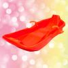 Winter Tandem Sledges, Children's Sledges, Sledges with Brakes and Pull Ropes, Plastic High Back Sledges view 1