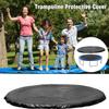 MDybf 16ft Waterproof Round Trampoline Protective Cover, Rainproof UV Resistant Dustproof Wear-Resistant Outdoor Trampoline Cover view 3