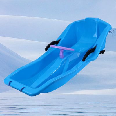 Winter Sledges, Children's Sledges, Thickened Double Sledges, Sledges with Backrests, Plastic Sledges
