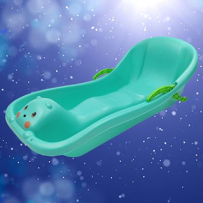 Children's Double Sledge, Thick Wear-Resistant Sledge, Plastic Snow Sled, Winter Snow Sleds