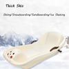 Children's Double Sledge, Thick Wear-Resistant Sledge, Plastic Snow Sled, Winter Snow Sleds view 3