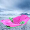 Children's Sledge, Thickened Double Sledge, Multi-Coloured Sledges, Snow Sledge with Backrest, Plastic Sledge view 1